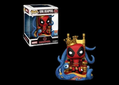 Funko Pop! Marvel Deadpool King Deadpool Deluxe PX Previews Exclusive Figure #724
