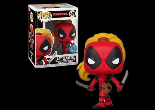 Funko Pop! Marvel Deadpool Lady Deadpool Pop In A Box Exclusive Figure #549