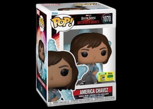 Funko Pop! Marvel Doctor Strange in the Multiverse of Madness America Chavez 2022 SDCC Exclusive Figure #1070