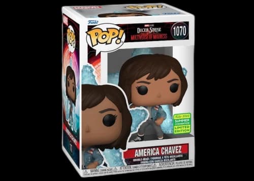 Funko Pop! Marvel Doctor Strange in the Multiverse of Madness America Chavez 2022 Summer Convention Exclusive Figure #1070