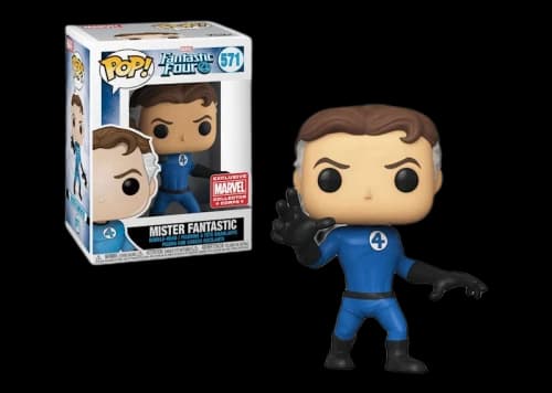 Funko Pop! Marvel Fantastic Four Mister Fantastic Collector Corps Exclusive Figure #571