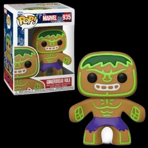 Funko Pop! Marvel: Gingerbread Hulk Figure #935