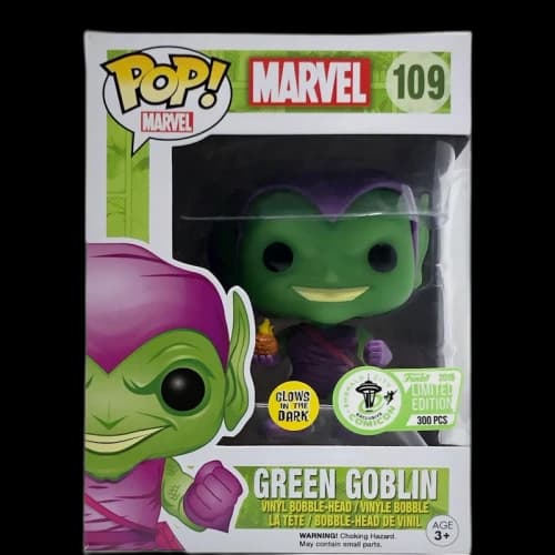 Funko Pop! Marvel Green Goblin (Glow) Emerald City Comic Con Figure #109