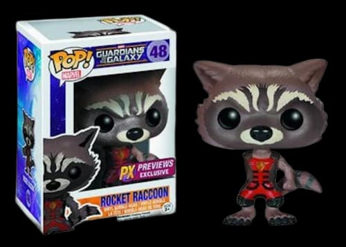 Funko Pop! Marvel Guardians of the Galaxy Rocket Raccoon Ravagers Uniform PX Previews Exclusive Figure #48