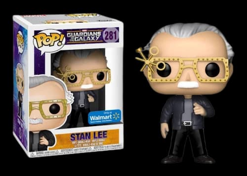 Funko Pop! Marvel Guardians of the Galaxy Stan Lee with Futuristic Glasses Walmart Exclusive Bobble-Head #281