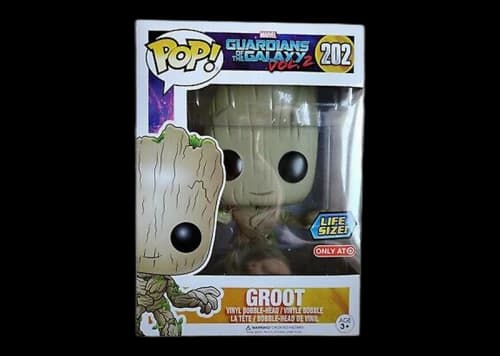 Funko Pop! Marvel Guardians of the Galaxy Vol. 2 Groot (Life Size) Target Exclusive Bobble-Head #202