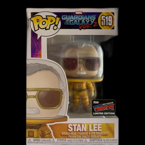 Funko Pop! Marvel Guardians Of The Galaxy Vol. 2 Stan Lee NYCC Bobble Head Figure #519
