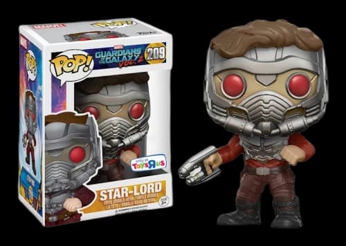 Funko Pop! Marvel Guardians of the Galaxy Vol. 2 Star-Lord Toys 'R Us Exclusive Bobble-Head #209