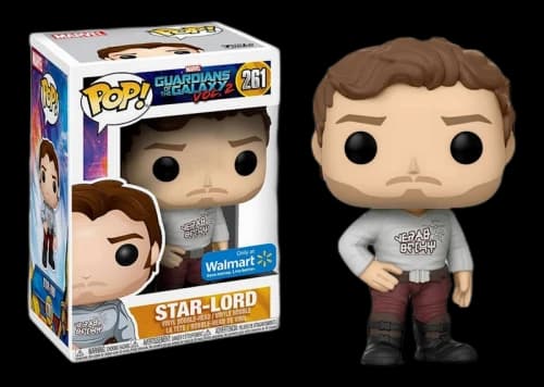 Funko Pop! Marvel Guardians of the Galaxy Vol. 2 Star-Lord Walmart Exclusive Bobble-Head #261
