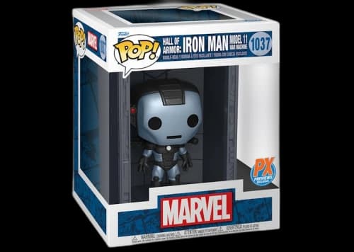 Funko Pop! Marvel Hall of Armor: Iron Man Model 11 War Machine PX Previews Exclusive Figure #1037