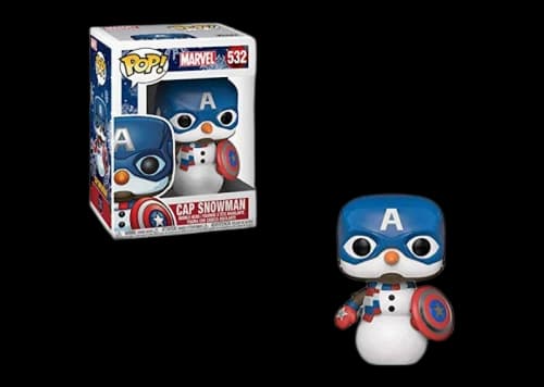 Funko Pop! Marvel Holiday Captain America Snowman Figure #532