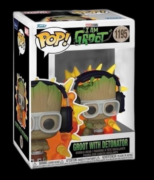 Funko Pop! Marvel: I Am Groot Groot w/ Detonator Figure #1195