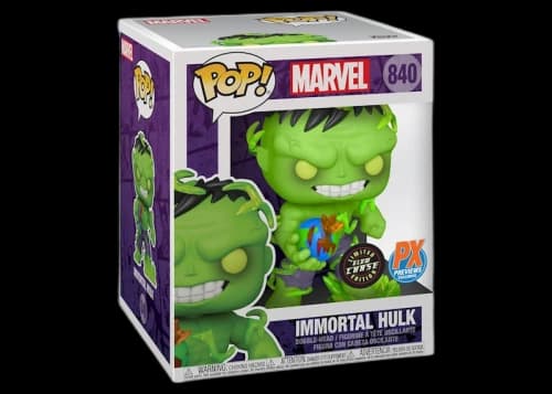 Funko Pop! Marvel Immortal Hulk PX Previews GITD 6 Inch Chase Exclusive Figure #840