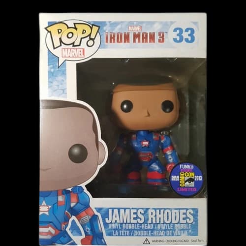 Funko Pop! Marvel Iron Man 3 James Rhodes SDCC Figure #33