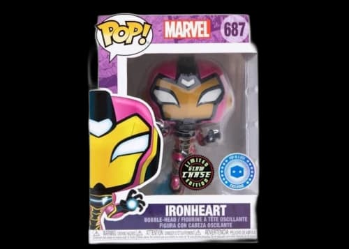 Funko Pop! Marvel Ironheart Chase Pop In a Box Exclusive Figure #687