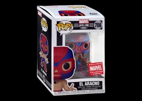 Funko Pop! Marvel Lucha Libre Edition El Aracino Collector Corps Exclusive Figure #706