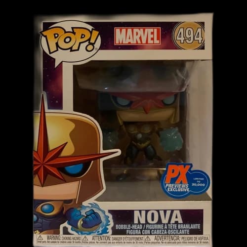 Funko Pop! Marvel Nova PX Previews Exclusive Bobble-Head Figure #494