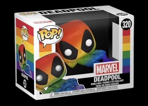 Funko Pop! Marvel Pride Deadpool (Rainbow) Figure #320