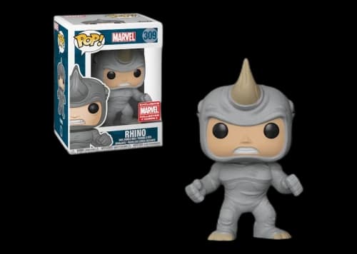 Funko Pop! Marvel Rhino Collector Corps Exclusive Bobble-Head #309