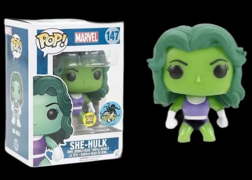 Funko Pop! Marvel She-Hulk GITD LA Comic Con Exclusive Figure #147