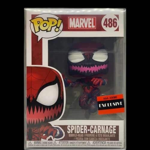 Funko Pop! Marvel Spider-Carnage AAA Anime Exclusive Figure #486