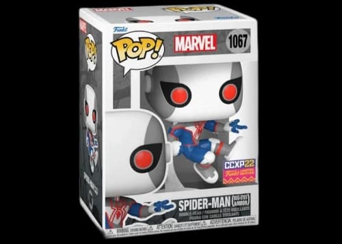 Funko Pop! Marvel Spider-Man (Bug Eyes Armor) 2022 CCXP Exclusive Figure #1067