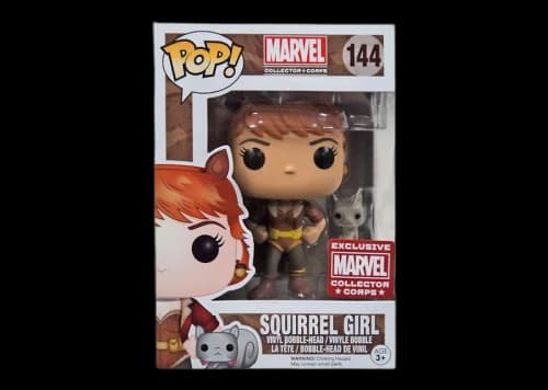 Funko Pop! Marvel Squirrel Girl Collector Corps Exclusive Bobble-Head #144