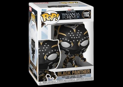 Funko Pop! Marvel Studios Black Panther Wakanda Forever Black Panther Figure #1102
