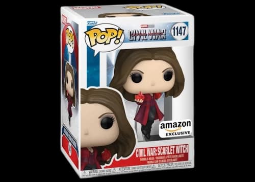 Funko Pop! Marvel Studios Captain America Civil War: Scarlet Witch Amazon Exclusive Figure #1147