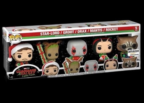 Funko Pop! Marvel Studios Guardians of the Galaxy Holiday Special Amazon Exclusive 5-Pack