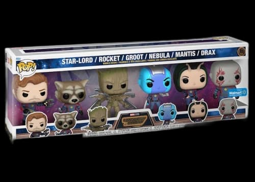 Funko Pop! Marvel Studios Guardians of the Galaxy Vol. 3 Walmart Exclusive Figure 6-Pack