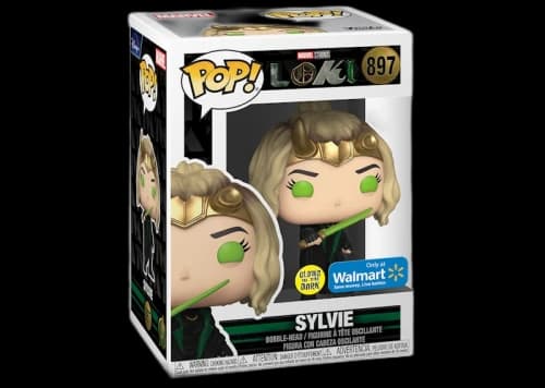 Funko Pop! Marvel Studios Loki Sylvie Glow In The Dark Walmart Exclusive Figure #897