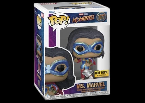 Funko Pop! Marvel Studios Ms. Marvel Diamond Collection Hot Topic Exclusive Figure #1077