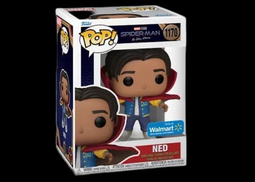 Funko Pop! Marvel Studios Spider-Man No Way Home Ned Walmart Exclusive Figure #1170