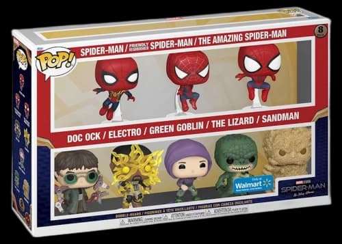 Funko Pop! Marvel Studios Spider-Man No Way Home Walmart Exclusive 8-Pack