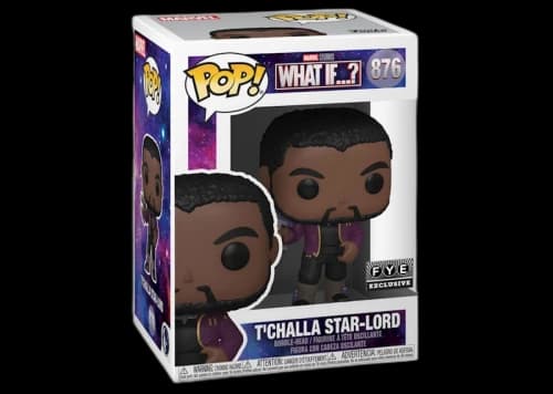 Funko Pop! Marvel Studios What If...? T'Challa Star-Lord FYE Exclusive Figure #876