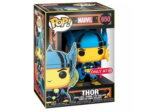 Funko Pop! Marvel Thor Black Light Target Exclusive Bobble-Head #650