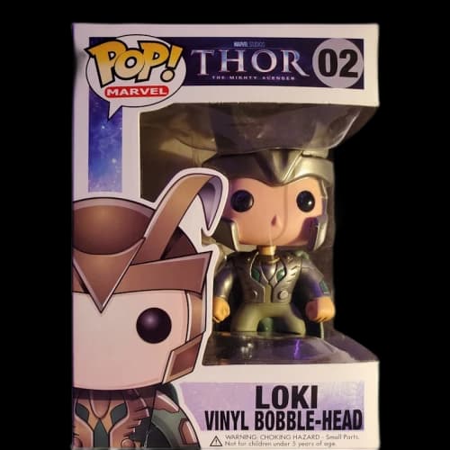 Funko Pop! Marvel Thor Loki Bobble-Head Figure #02