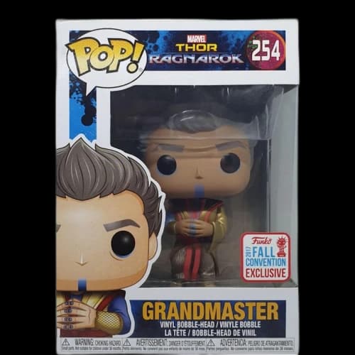 Funko Pop! Marvel Thor Ragnarok Grandmaster Fall Convention Exclusive Bobble-Head Figure #254