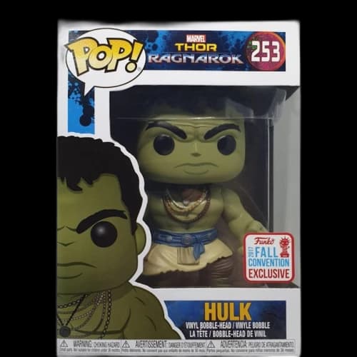 Funko Pop! Marvel Thor Ragnarok Hulk Fall Convention Exclusive Bobble-Head Figure #253