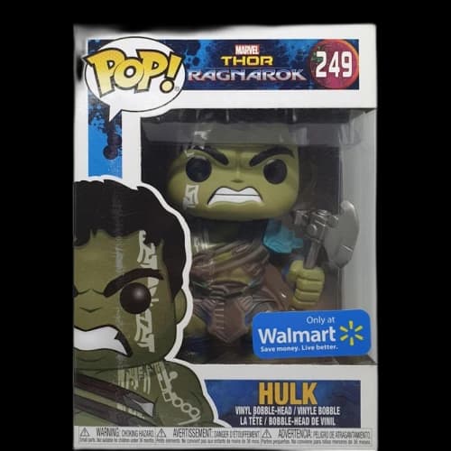 Funko Pop! Marvel Thor Ragnarok Hulk Walmart Exclusive Bobble-Head Figure #249