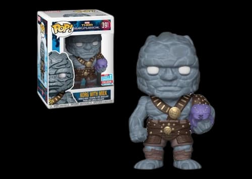 Funko Pop! Marvel Thor Ragnarok Korg with Miek Fall Convention Exclusive Figure #391