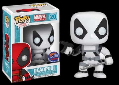 Funko Pop! Marvel Universe Deadpool (Black and White) Matt's Exclusive Figure #20