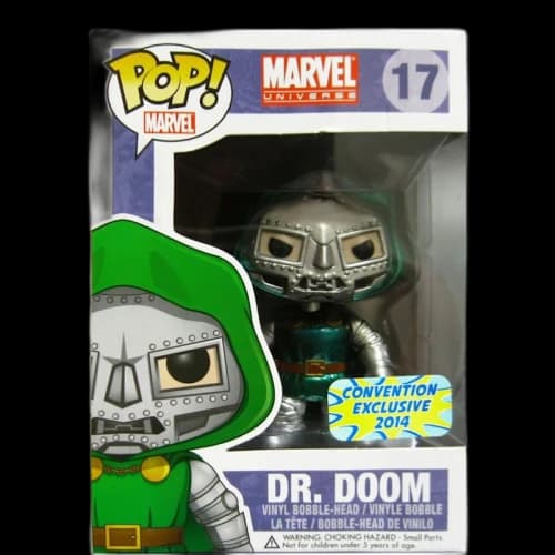 Funko Pop! Marvel Universe Dr Doom (Metallic) Figure #17