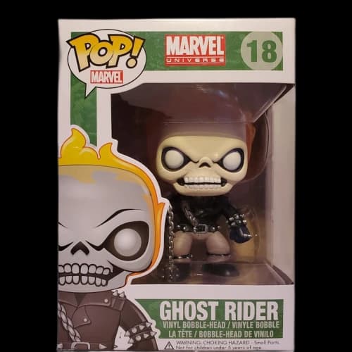 Funko Pop! Marvel Universe Ghost Rider Bobble-Head Figure #18