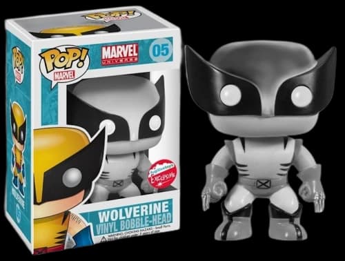 Funko Pop! Marvel Universe Wolverine (Black/White) Fugitive Toys Exclusive Bobble-Head Figure #05