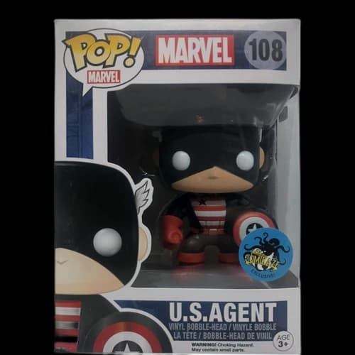 Funko Pop! Marvel U.S. Agent Comikaze Exclusive Figure #108