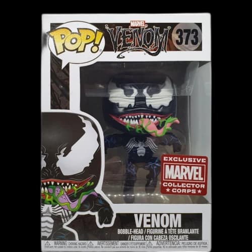 Funko Pop! Marvel Venom Marvel Collectors Corp Exclusive Bobble-Head Figure #373