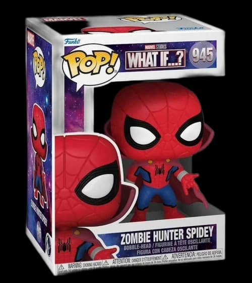 Funko Pop! Marvel: What If...? Zombie Hunter Spidey Figure #945