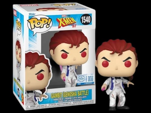 Funko Pop! Marvel: X-Men 97' Gambit (Genosha Battle) (Entertainment Earth/Sticker) Figure #1540